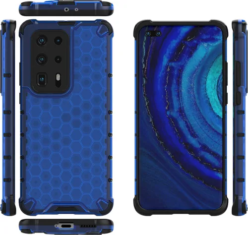 Vista 25 de Pzwoxukhov Funda compatible con Huawei Nova 3i, compatible con Huawei P Smart+ 2018 Honeycomb Anti-Drop Shock-Absorbing Case Negro