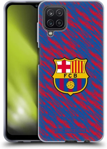 Vista 10 de Head Case Designs Funda de gel suave con licencia oficial del FC Barcelona Barca Crest Patterns compatible con Samsung Galaxy A12 (2020)