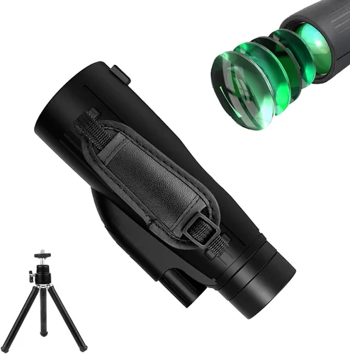 Vista 5 de High Powered High Definition Monoculars for Adults with Tripod & Phone Adapter 12x50Monocular Telescope
