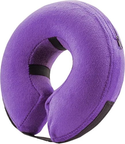 Vista 28 de BENCMATE - Cuello inflable y suave para perros, alternativa al collar isabelino, para gatos y perros pequeños, medianos y grandes, dona para Azul
