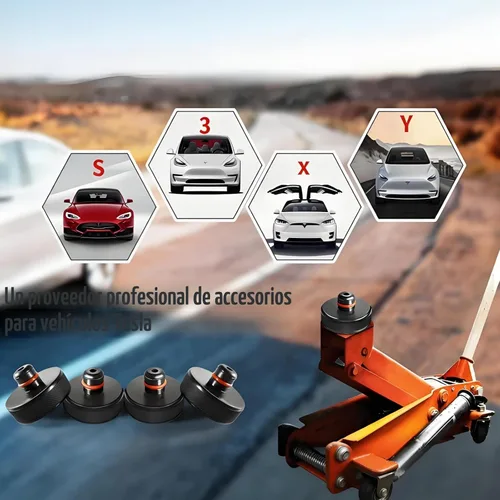 Vista 7 de Accesorios de almohadilla de elevación para Tesla Modelo S/3/X/Y/Juniper 2013 a 2026