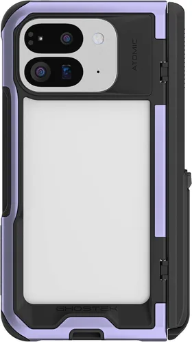 Vista 27 de Ghostek Atomic - Funda delgada transparente, parachoques de aluminio, protección resistente a prueba de golpes para Google Pixel 7 (6.3 pulgadas)
