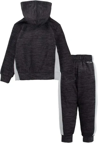 Vista 2 de Nike Conjunto de dos piezas de sudadera con capucha y pantalones con cremallera para bebé niño