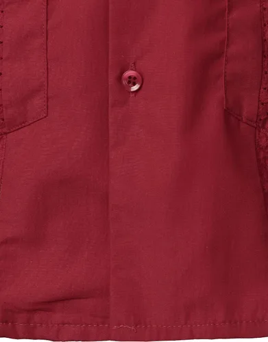 Vista 6 de VATPAVE Camisas de guayabera cubana con botones de manga corta para hombre