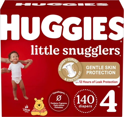 Vista 35 de Huggies Little Snugglers - Pañal para bebé, talla 1, 8 a 14 libras, 34717, 20