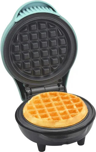 Vista 3 de Kitchen Selectives Mini waflera de Select Brands - Plancha clásica para gofres para gofres tradicionales, salados o de postre, cuenta