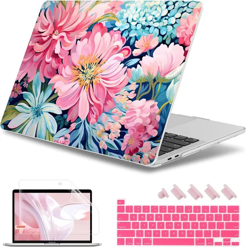 Vista 11 de May Chen Funda para MacBook Pro de 13 pulgadas M2 2023, 2022, 2021, 2020 A2338 M1 A2251 A2289, carcasa rígida de plástico para MacBook Pro de 13