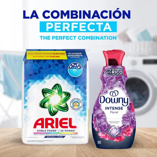 Vista 5 de Ariel Detergente para ropa en polvo, aroma original, 12.8 lbs, 129 cargas