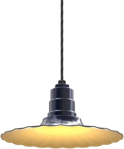 Vista 32 de Steel Lighting Co. Colgante Eagle Rock Lámpara montada en el techo Onda radial de 16 pulgadas vástago de 12 pulgadas Acero resistente