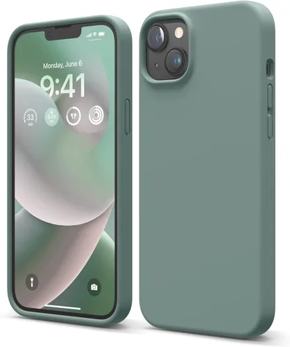 Vista 8 de elago - Funda de silicona líquida prémium para iPhone 14 Plus Full Body Protective Cover, Shockproof, Slim Phone Case, Anti-Scratch Soft