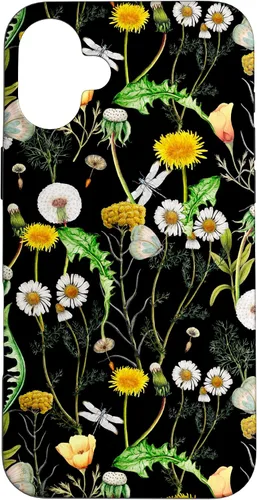 Vista 22 de iPhone 11 Pro Wildflowers Botanical Daisy Flores Dandelion Libélula Estuche de regalo