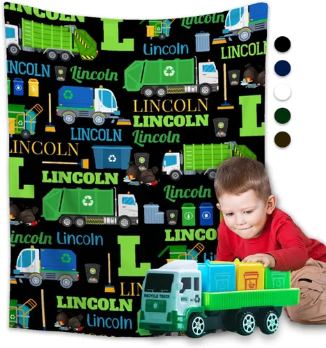 Vista 19 de Manta personalizada de franela de vellón con nombre, ligera, suave, bonita y acogedora para cama, sofá, viajes al aire libre, 30 x 40 pulgadas