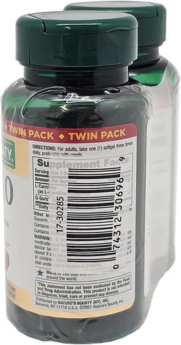 Vista 2 de Nature's Bounty CoQ10 100mg Twin Pack, 60 unidades, 2