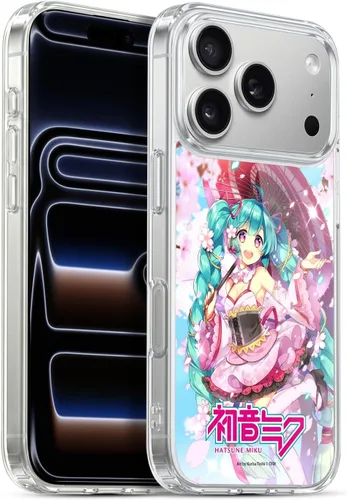 Vista 89 de Head Case Designs Licencia Oficial Hatsune Miku Gráficos Lindos Carcasa de Gel [Protección de Grado Militar] Compatible con Apple iPhone 7