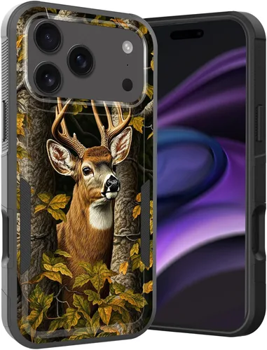 Vista 58 de Funda para iPhone Air, doble capa híbrida resistente resistente a prueba de golpes de policarbonato duro + funda protectora de silicona suave