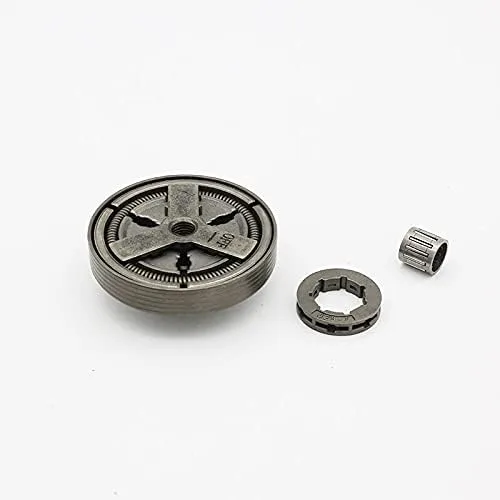 Vista 3 de Motosierra de repuesto 325-7T Rueda dentada de llanta Embrague de motosierra con tambor compatible con 45CC 52CC 58CC 4500 5200 5800 Gasolina