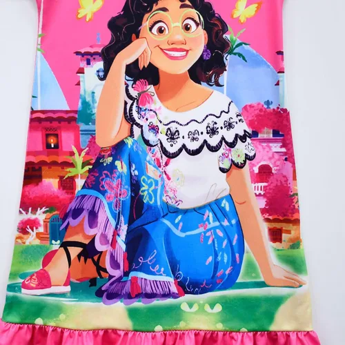Vista 4 de GVGWenge Little Girls Princess Nightgown Dress Cartoon Printed Nightdress Sleepwear