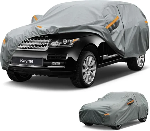 Vista 193 de Kayme Funda de Coche de Servicio Pesado Impermeable para Todo Tipo de Clima, Ajuste Personalizado para Tesla Model S, Cubierta Exterior Completa