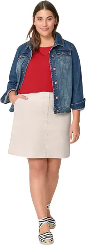 Vista 4 de Ellos Falda pantalón chino de talla grande para mujer