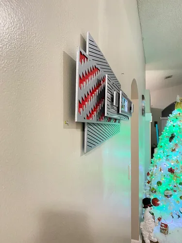 Vista 6 de Rocket Reloj de pared digital 3D "Colección de diseño especial de reloj de pared 2023
