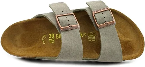 Vista 3 de Birkenstock Arizona - Sandalia de cuero con suela suave (Unisex)
