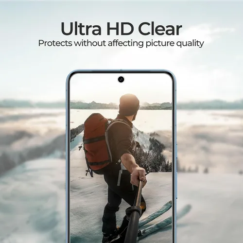 Vista 4 de ArmorSuit Paquete de 3 protectores de pantalla de vidrio templado para Google Pixel 8 Pro, compatible con fundas MilitaryShield