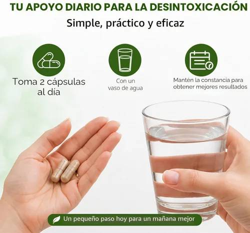 Vista 6 de Suplemento de drenaje linfático - 90 cápsulas Complejo de hierbas 21 en 1 con equinácea, diente de león y raíz de bardana Apoya el equilibrio