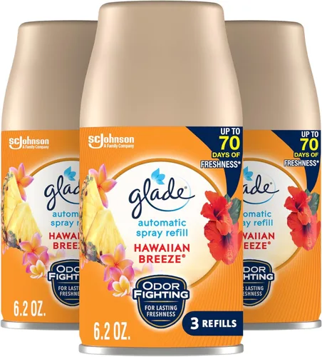 Vista 15 de Glade - Repuesto automático de aspersión, ambientador para el hogar y el baño, Aqua Waves, 6.2 oz, 3