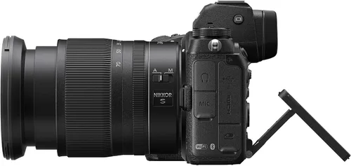 Vista 3 de Nikon Z 6II con lente de zoom Versátil cámara híbrida de fotograma completo sin espejo para fotos/vídeo con lente de 24-70mm f/4 Modelo Nikon USA