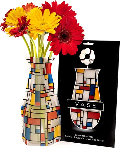 Vista 3 de MODGY Florero extensible de plástico decorativo moderno para centros de mesa de flores, decoración de mesa de comedor, sala de estar, baño, oficina