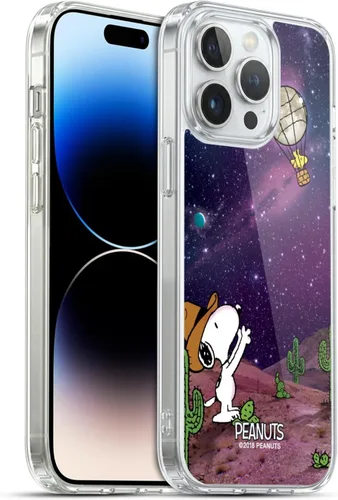 Vista 167 de Head Case Designs Funda de gel con licencia oficial de Peanuts Nebula Cactus Needles Snoopy Space Cowboy [protección de grado militar] compatible