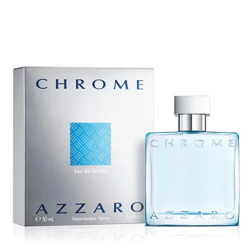 Vista 11 de Azzaro Eau de Toilette cromado, colonia acuática fresca para hombre, fragancia cítrica, amaderada y almizclada, notas frescas de bergamota, uso
