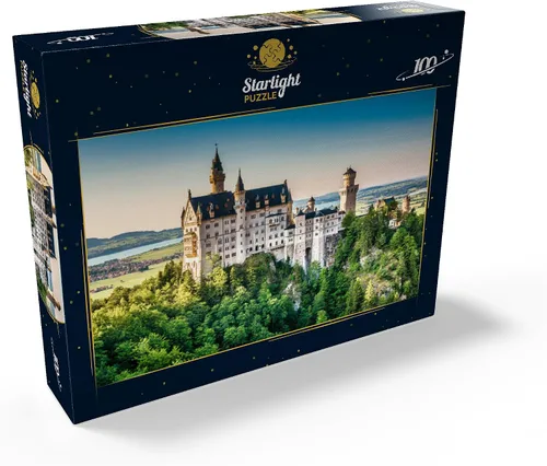 Vista 2 de MyPuzzle Neuschwanstein Castle Baviera Alemania - Rompecabezas prémium de 100 piezas para adultos