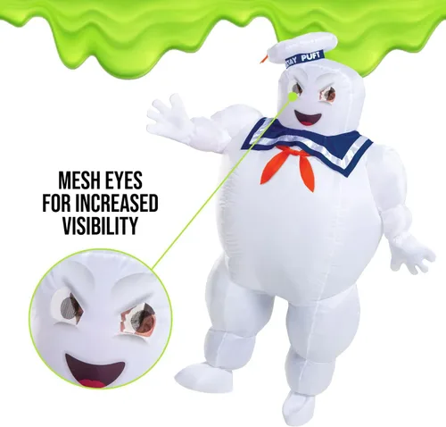 Vista 3 de Disguise Stay Puft - Disfraz inflable para adultos Multi colorido