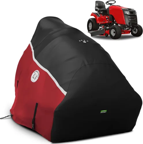 Vista 10 de Funda para tractor de césped de 420D, cubierta impermeable para tractor resistente, se adapta a cubiertas de hasta 54", ajuste universal para John