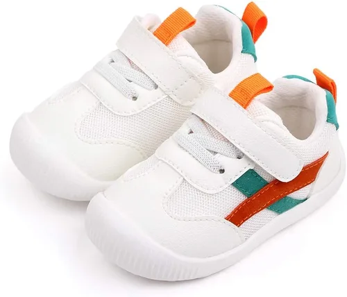 Vista 7 de Zapatos de bebé para niños y niñas, primeros caminantes, animales lindos, tenis para niños pequeños, suela de goma