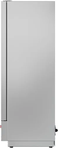 Vista 4 de KoolMore RIR-1D-SS12C Refrigerador comercial de acero inoxidable de entrada con una puerta de acceso para restaurante, café y almacenamiento