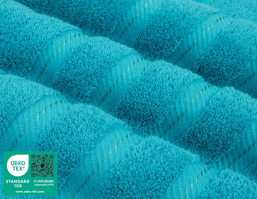 Vista 3 de American Soft Linen - Juego de toallas de 3 piezas, 1 toalla de baño, 1 toalla de mano y 1 toalla pequeña, 100% algodón turco para baño, juego