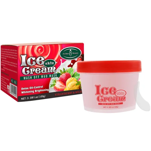 Vista 12 de AICHUN BEAUTY Helado Facial Wash Off Máscara de barro Control de aceite Limpieza profunda Hidratante Exfoliación de puntos negros Cuidado de la piel