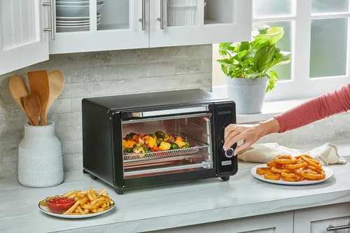 Vista 8 de BLACK+DECKER Crisp 'N Bake™ Horno tostador para freír digital de 6 rebanadas