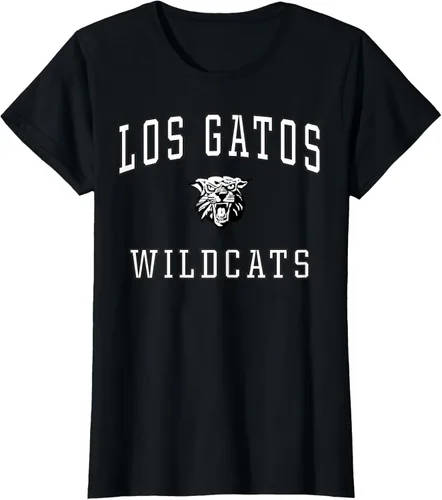 Vista 46 de Camiseta de Los Gatos de la escuela secundaria de Wildcats C1