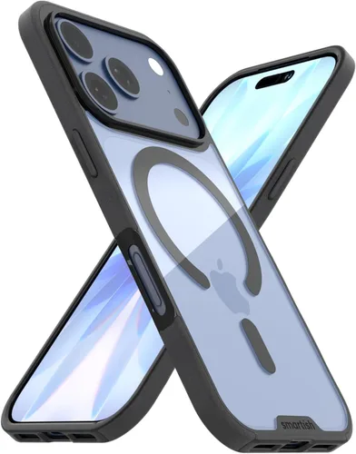 Vista 72 de Smartish® - Funda MagSafe transparente para iPhone 17, Gripmunk, funda delgada magnética [ligera + protectora], cubierta de agarre delgada