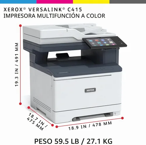 Vista 2 de Xerox VersaLink C415dn Impresora láser a color todo en uno