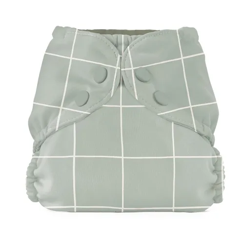 Vista 11 de Esembly Cubierta para pañales de tela, pañal de natación reutilizable, impermeable, transpirable, capa exterior ajustable sobre interior absorbente