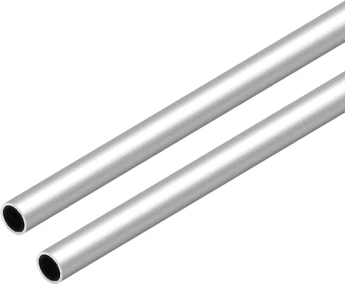 Vista 7 de Tubo redondo de aluminio 6063, 0.315 in de diámetro exterior de 0.039 in de grosor de pared de 11.811 in de longitud, tubo recto de metal sin