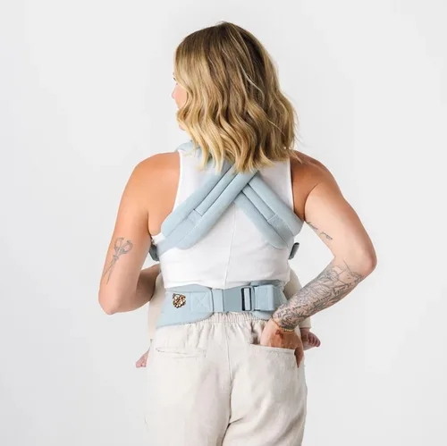 Vista 3 de Mabē Monarch Portabebés Ergonómico – Portabebés de Algodón Premium de Estructura Suave para Recién Nacidos a Niños Pequeños con Diseño Saludable