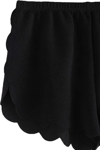 Vista 4 de MakeMeChic - pantalones cortos de verano, playa, salón con cintura elástica y casuales para mujer