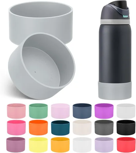Vista 27 de Mity rain Bota de silicona 2PCS para botella de agua Owala FreeSip Malvavisco tímido