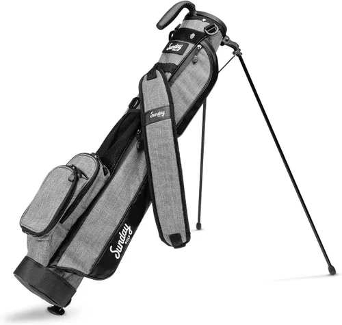 Vista 9 de The Original Sunday Golf Loma Bag - Bolsa de golf ligera con correa y soporte, fácil de transportar bolsa de pie para campo de prácticas, par 3
