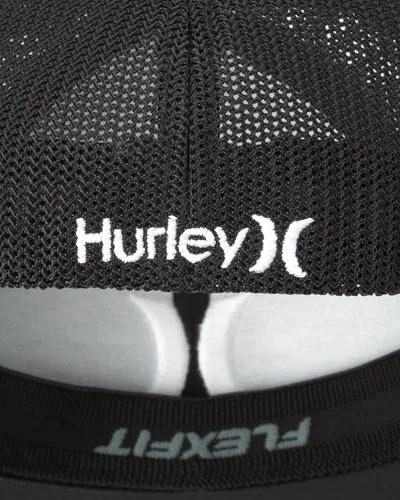 Vista 4 de Hurley Sombrero para hombre - Laguna Icon Mesh Fitted Trucker Cap